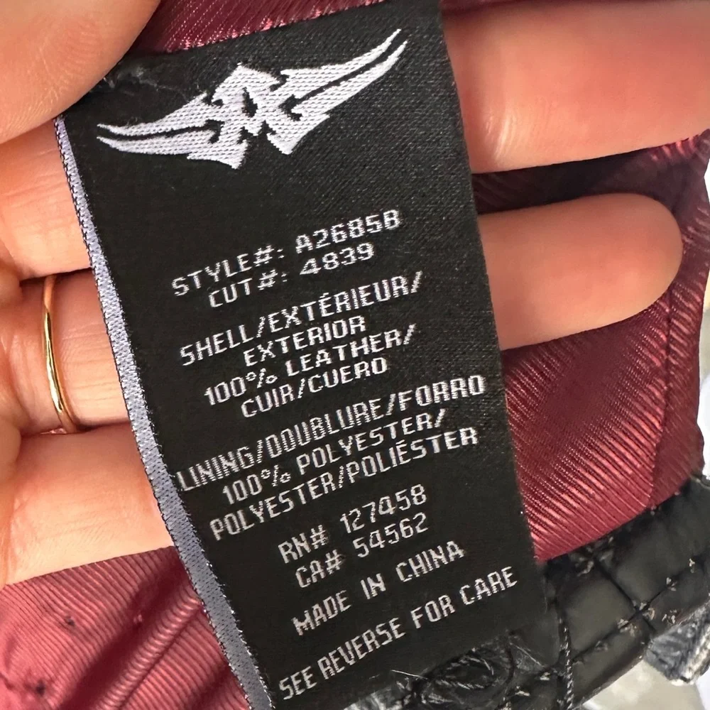 Affliction Limited Edition Buckle Leather Jacket - Picture 3 of 12